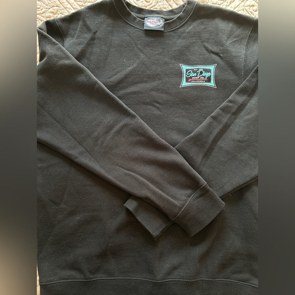 San Diego Surf Co. Black Sweatshirt